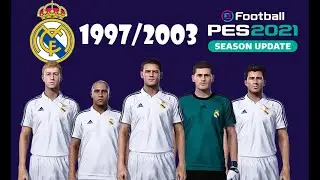 Real Madrid 1997/2003 efootball PES 2021 (Classic La Liga) (Membership)