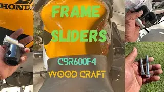 Wood Craft Frame Sliders Install CBR600F4 #cbr600f4