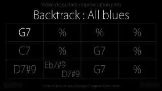 All blues (150bpm) : Backing track