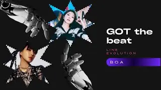 GOT the beat &bull; BoA line evolution (Step back - Stamp on it)
