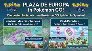 Pokémon GO Hotspot - Spanien / Plaza de Europa (Stand: 21.01.2026)