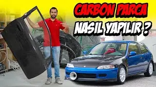 Carbon Parçalar Nasıl Yapılıyor ? / Tüm Aşamalar / EP3 Tracktool ve Turbo CRX / Esnaf Ziyareti