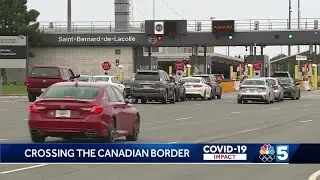 Travelers cross the US-Canada border for first time in more than a year