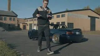 Elliot Gröndahl | KTM 450 EXC STUNT SUPERMOTO in BOOSTED MAZDA MIATA MX5 NA storage compartment [4K]
