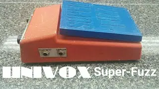 UNIVOX SUPER FUZZ 1970s ¡¡¡SUENA INCREIBLE!!! USADO POR KURT COBAIN, BILLY CORGAN, THE WHO Y OTROS..