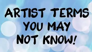Exaplaining Art and Artist FURRY TERMS!