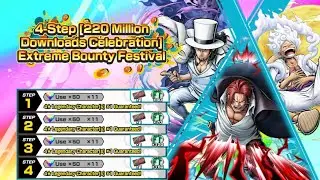 220 Million Downloads Celebration | Extreme Bounty Festival | One Piece Bounty Rush
