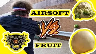 Airsoft vs Fruit Shooting Course at Mir Tactical *GRENADE FINISH*