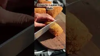 Sri Lankan Fish Egg Rolls (biththara rolls) ASMR. Love these amazing short-eat #srilankanfood #yum