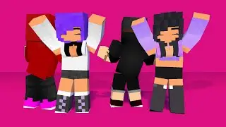 BLOOD POP BAD LIAR MEME APHMAU AND  ARON  44 - MINECRAFT ANIMATION #shorts