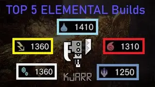 TOP 5 ELEMENTAL SWITCH AXE Kjarr Builds | Endgame Highest Damage - Critical Element -  MHW Iceborne