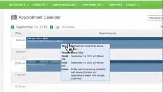 Enter appointments into Infusionsoft from Google Calendar