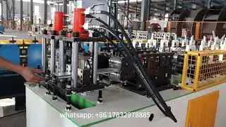 roller shutter door roll forming machine two in one shutter door slat making machine