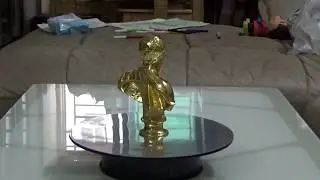 Handmade Gold 24k Overlay 3D Printed Statue | D&aacute;t v&agrave;ng 24k thủ c&ocirc;ng tượng in 3D