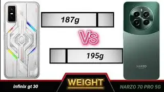 infinix gt 30 vs narzo 70 pro 5g full comparison.