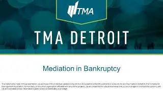 Mediation in Bankruptcy Webinar