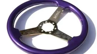Grip Royal: Plumcrazy on Gold Solid