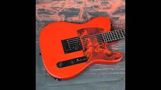 Sound: Telecaster HH Swamp Ash Red Black Hot Rails 4-Way Coil Split Electric Guitar Metallic Lava