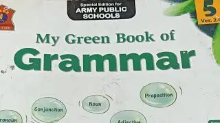 Verbs: Regular and Irregular Chapter : 15  #MygreenbookofGrammar #Class V #armypublicschool
