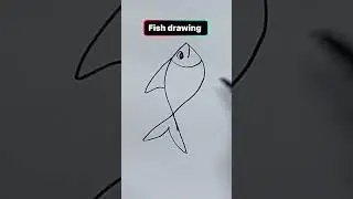 how to draw fish #Fish drawing #drawing #shortvideo #art #funny art @kdrk2023