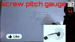 | *Screw Pitch Gauge#| *education #iti