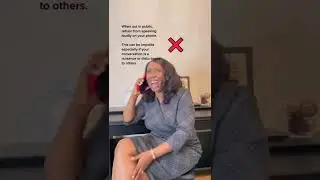 Phone Etiquette #etiquetteschool