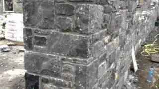 White Limestone Arch & Cornerstones