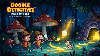 Doodle Detectives MEGA Mystery The Vanishing Golden Paintbrush!