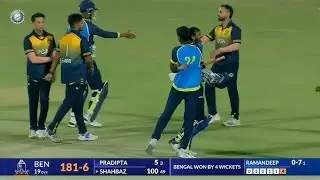 Shahbaz ahmad 100 Run 49 ball | bengal vs punjab syed mushtaq ali trophy 2024 |