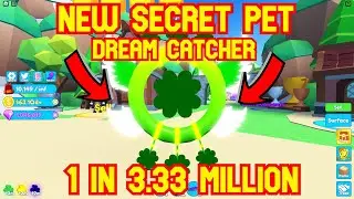 DREAM CATCHER NEW SECRET PET 1 IN 3.33 MILLION | ROBLOX MINING SIMULATOR 2