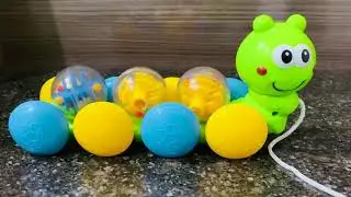 Babyhug Pull Along Caterpillar Toy Review(FirstCry Toy Haul)toy for 12months+ age