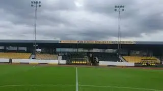 Shielfield Park in Berwick, home of Berwick Rangers - centre circle 360