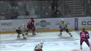 Staffan Kronwall crushes Evgeny Ryasensky / Стаффан Крунвалл сокрушает Евгения Рясенского