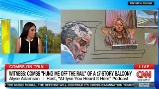 Witness says Diddy hung her off a balcony! | CNN This Morning