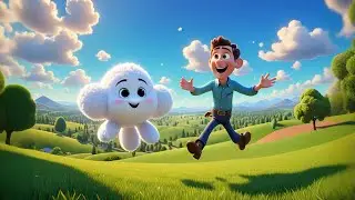 Little Cloud Adventure | Fun Cloud Song for Kids | Dreamy Sky Adventure Rhyme