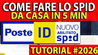 ✅Come fare lo SPID con POSTEID nel 2026 - TUTORIAL POSTE ITALIANE #2026