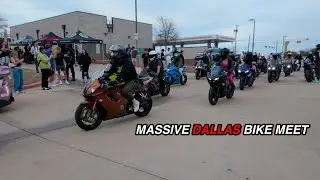 MASSIVE Bike Meet in Dallas! AFTER DARK MEET