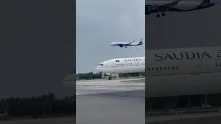 IndiGo Landing | Saudia Ready For TakeOff | #shorts #trending #viralshorts #airbus #boeing #saudi