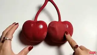 Realistic Giant Chalk Fruits | Tapping & Crushing ASMR