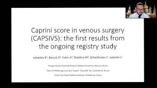 Caprini score in venous surgery (CAPSIVS): the first results (Eng, 18.03.2021)