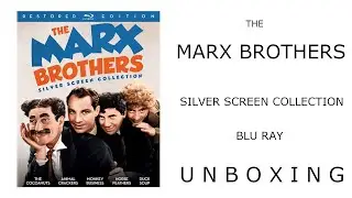 The Marx Brothers Silver Screen Collection Blu Ray Unboxing