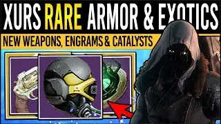 Destiny 2: XUR'S RARE ARMOR & NEW WEAPONS! Exotics, Catalysts, Engrams & Armor (21st March)