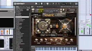 Kinetic Metal for Native Instruments Kontakt - VST Instrument Video Tour from VST Plugin Labs