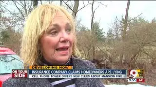 Insurance company claims owners of house destroyed in fire are lying