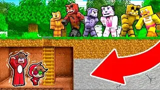 BASE SECRETA vs ANIMATRÓNICOS de FIVE NIGHTS AT FREDDY´S