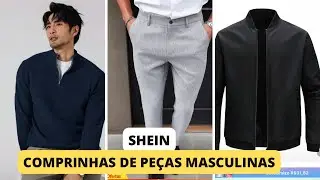 COMPREI ROUPAS MASCULINAS DA SHEIN | GOSTEI DA QUALIDADE?