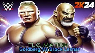 Goldberg Vs Brock Lesnar TLC Match! Live Match Gameplay! WWE Gameplay! Anup Gambler!