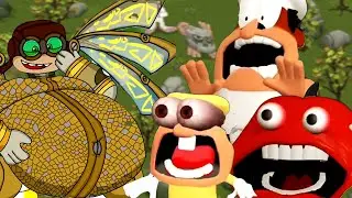 All Wubbox My Singing Monsters | Pizza Tower Screaming Meme React | #4