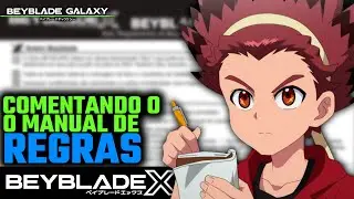 LEITURA COMPLETA DA 6ª EDIÇÃO DO MANUAL DE REGRAS DE BEYBLADE X feat. @KamenF_Blader