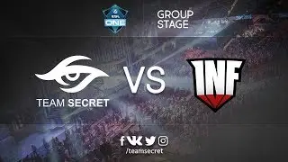 Secret vs Infamous Major ESL One Katowice 2018 Dota 2 | bo1 | Ru